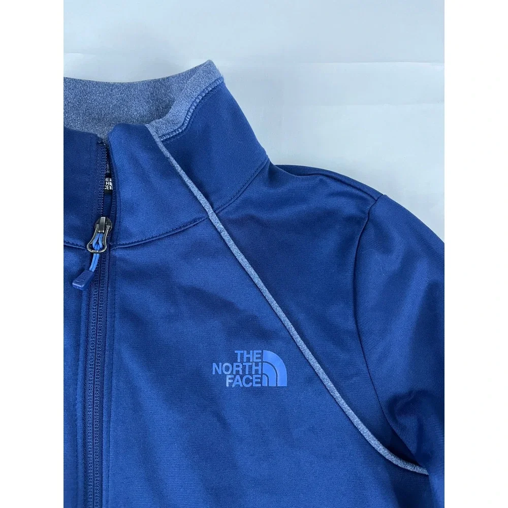 The North Face Womens S P Blue Gray Zip Up Jacket‎